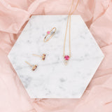 Blushing Rose Necklace - Pink Tourmaline