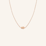 Hamsa Diamond Necklace