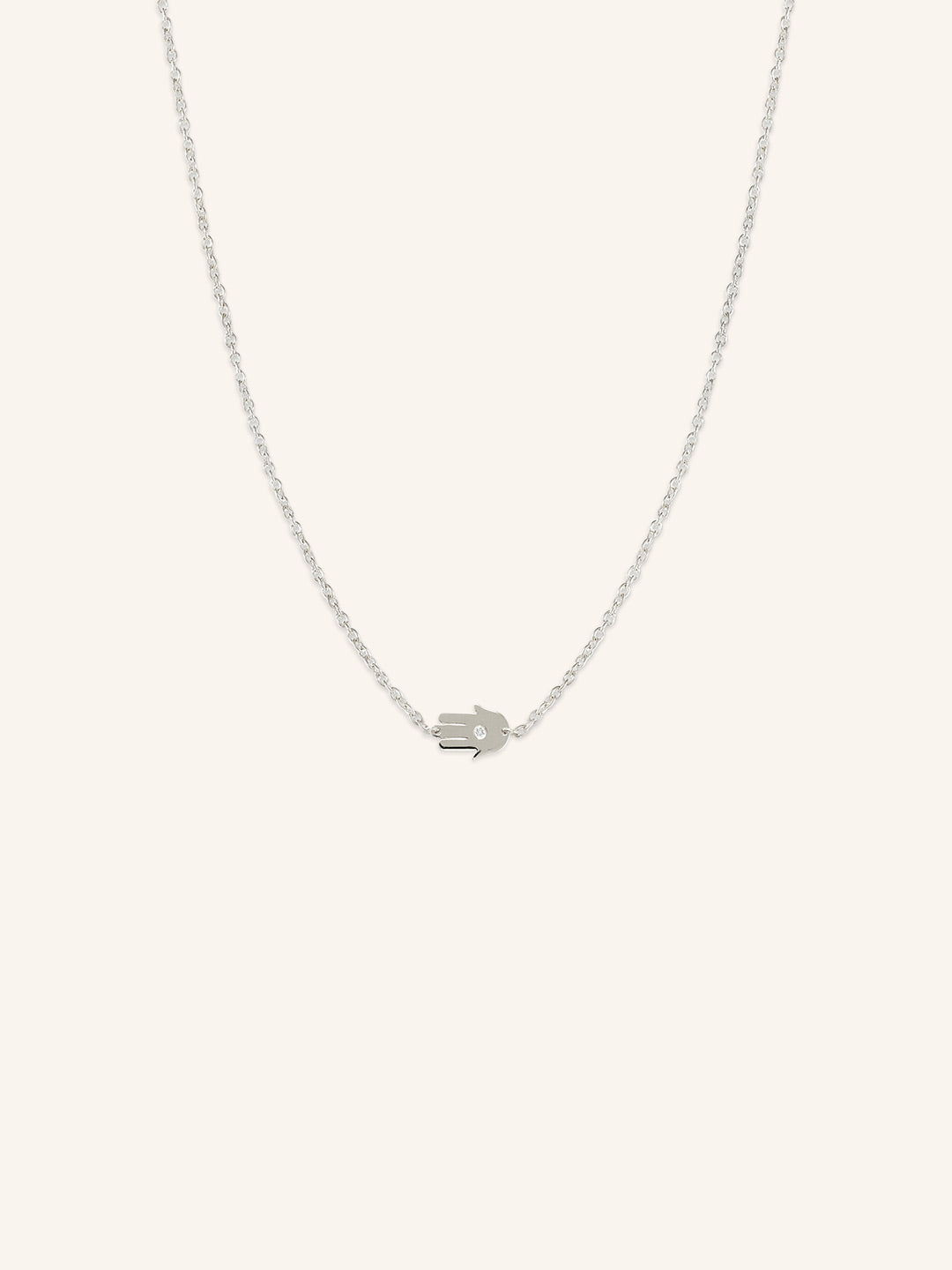 Hamsa Diamond Necklace