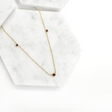 Orion's Red Garnet Necklace