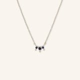 Morning Dew Blue Sapphire Necklace