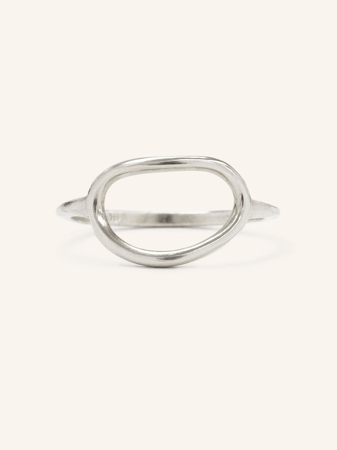 Organic Oval Open Ring