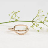 Organic Oval Open Ring