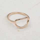 Organic Oval Open Ring