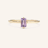 Daylily Amethyst Ring