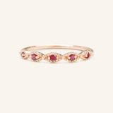 Sequin Ruby Ring