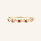 Sequin Ruby Ring