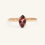 Buttonsage Marquise Rhodolite Garnet Ring