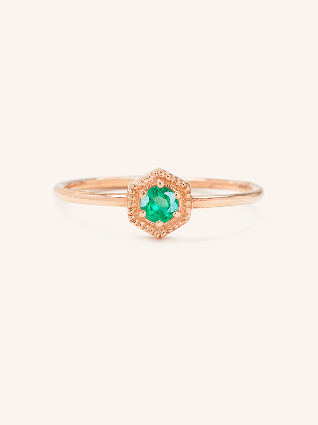 MARIGOLD Emerald Ring
