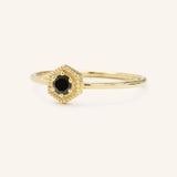 MARIGOLD Black Diamond Ring