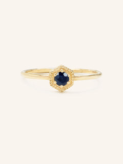 MARIGOLD Blue Sapphire Ring