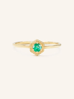 MARIGOLD Emerald Ring