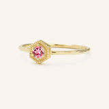 MARIGOLD Pink Tourmaline Ring