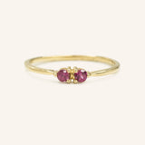 Cinnamon Spice Rhodolite Garnet Ring