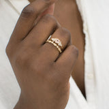 Tea Rose Morganite Engagement Ring