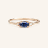 Celestia Blue Sapphire Diamond Ring