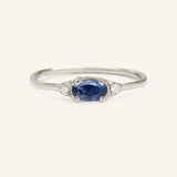 Celestia Blue Sapphire Diamond Ring