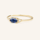 Celestia Blue Sapphire Diamond Ring