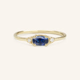 Celestia Blue Sapphire Diamond Ring