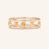 Journey By Rail Citrine Ring