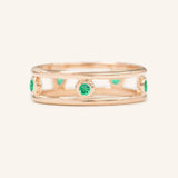 Journey By Rail Emerald Ring