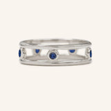 Journey By Rail Blue Sapphire Ring