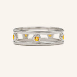 Journey By Rail Citrine Ring