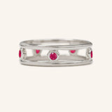 Journey By Rail Ruby Ring