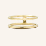 Double Line Wide Ring