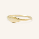 Eyelet Signet Oval Ring