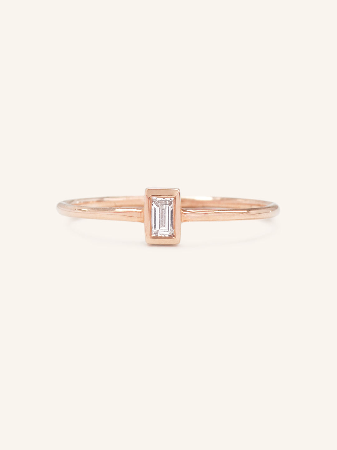 Focus Softly Diamond Baguette Ring