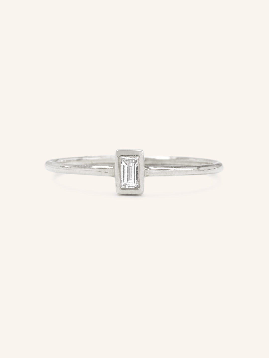 Focus Softly Diamond Baguette Ring