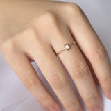 Focus Softly Diamond Baguette Ring