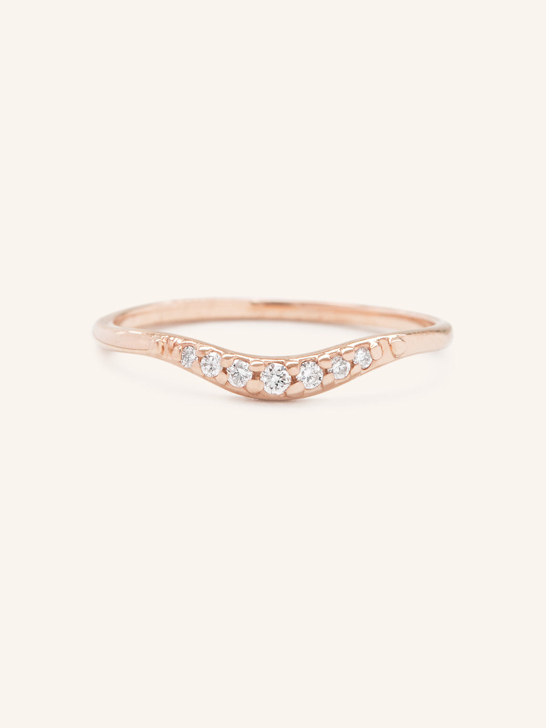 White Shade Diamond Wedding Ring