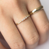 Warm Solace Diamond Accent Ring