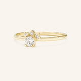 Come Halo Diamond Ring