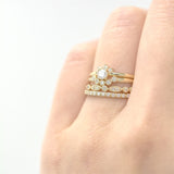 Come Halo Diamond Ring