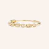 MARQUISE Milgrain Diamond Ring