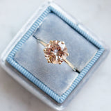 Powder Kiss Morganite Engagement Ring