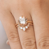Powder Kiss Morganite Engagement Ring