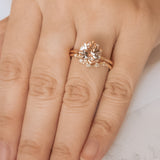 Powder Kiss Morganite Engagement Ring