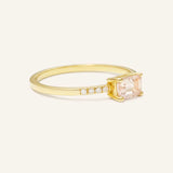 Winterberry Morganite Diamond Ring