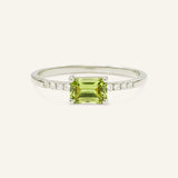 Winterberry Peridot Diamond Ring