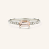 Winterberry Morganite Diamond Ring