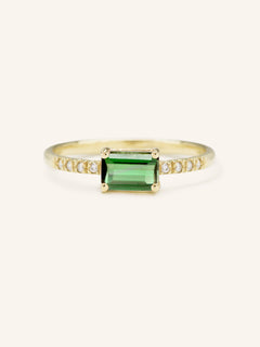 Winterberry Green Tourmaline Ring