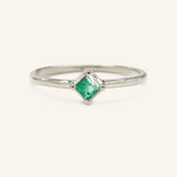 Farewell to Spring Emerald Ring
