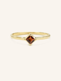 Farewell to Spring Garnet Ring