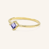 Farewell to Spring Iolite Ring