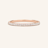 Evening White Diamond Wedding Ring