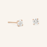 Flourishing Moissanite Stud Earrings